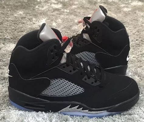 air jordan 5 all black|jordan 5 black metallic silver.